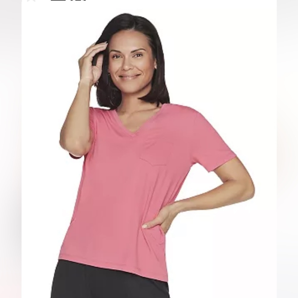 Skechers Go Walk Serene V-neck tee